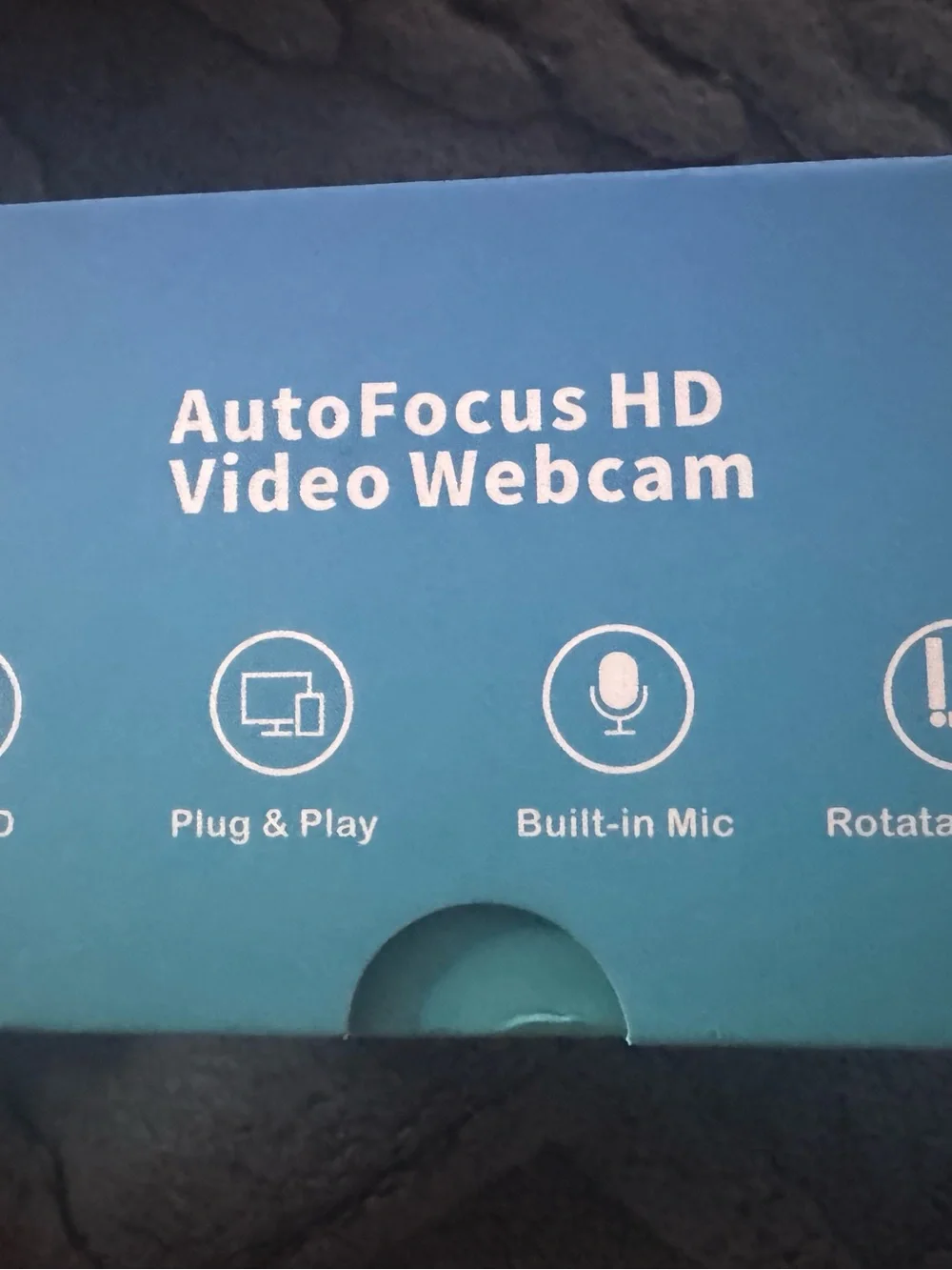 AutoFocus HD Video Webcam - Blue